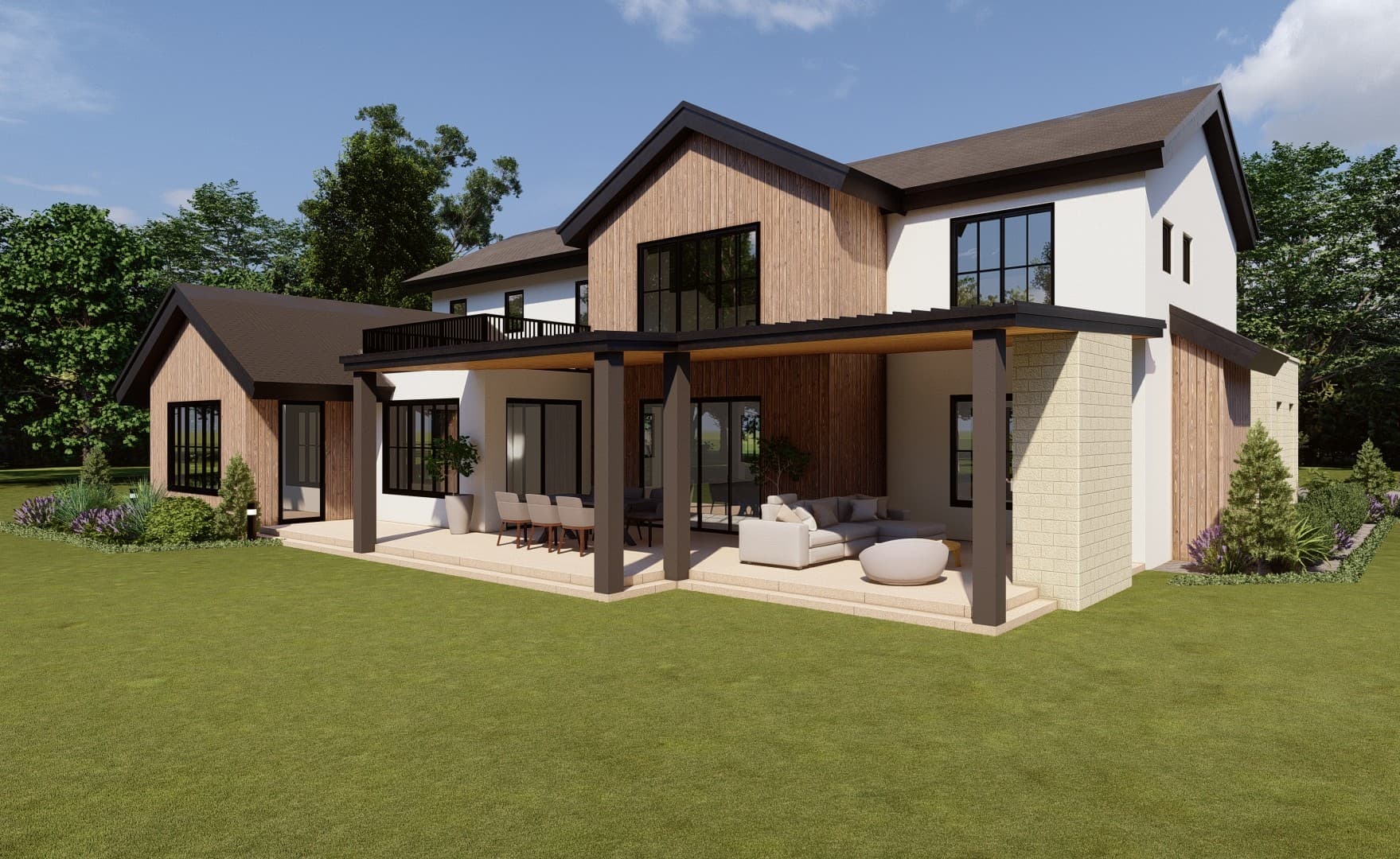 608 E Lake Dr — covered patio rendering