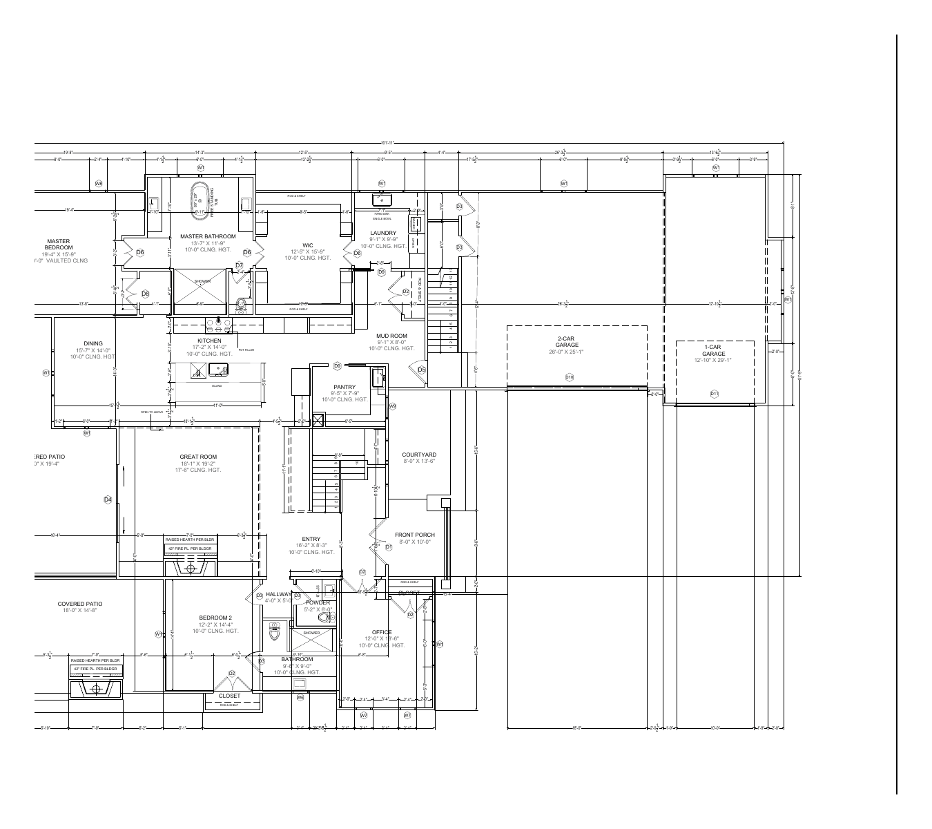 Ground floor plan — 608 E Lake Dr